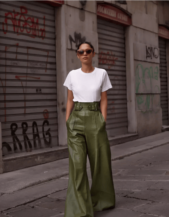 NORA | Pantaloni a gamba larga